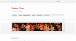 Desktop Screenshot of borlangedance.se