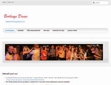 Tablet Screenshot of borlangedance.se